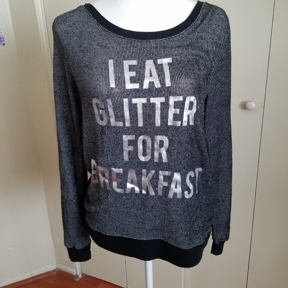 Gray and Silver sweater